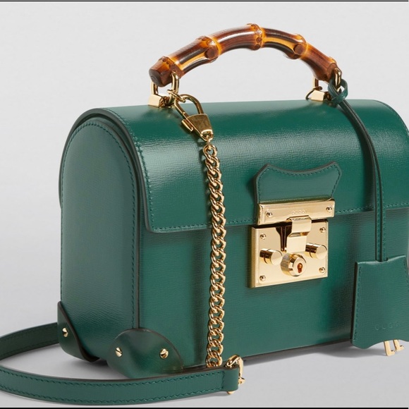 gucci padlock bamboo